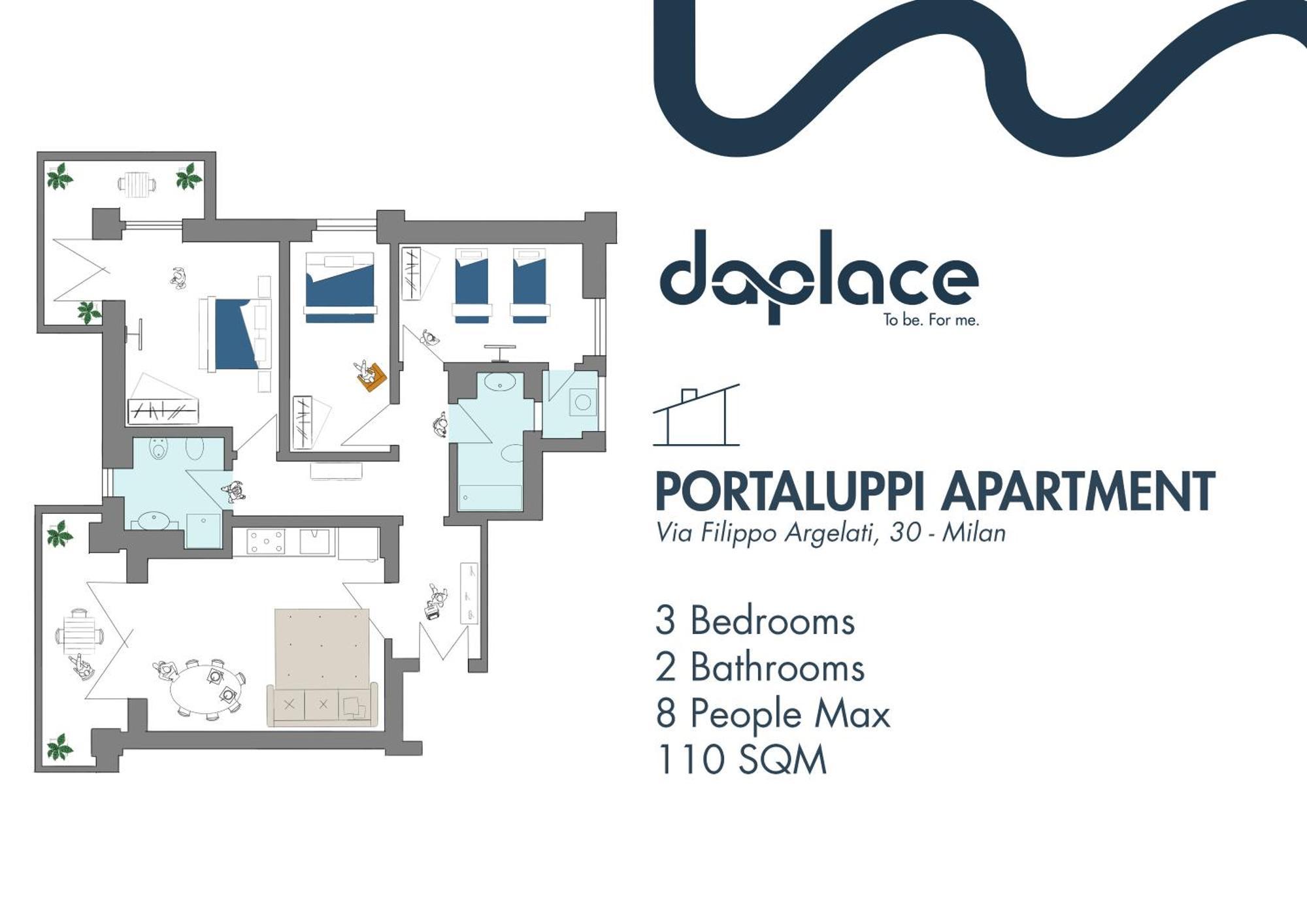 Daplace - Portaluppi Apartment Milano Esterno foto
